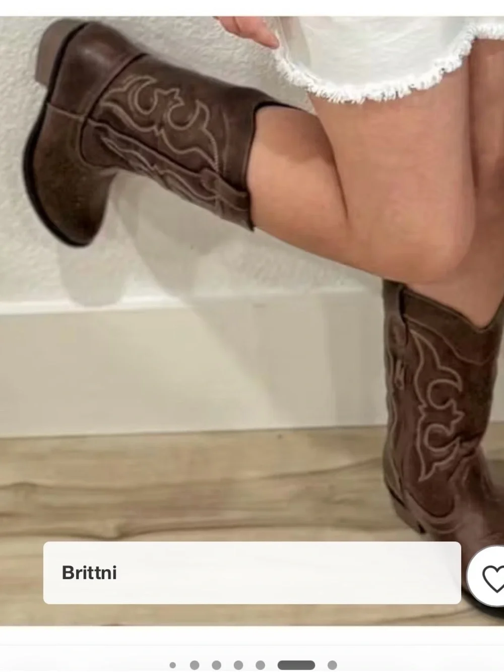 Kids brown Montana Western boot